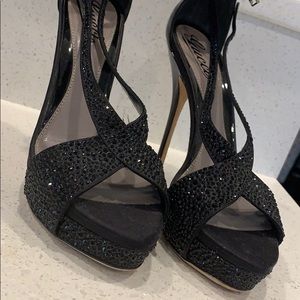 Gucci Swarovski Crystal Pumps Black SZ 8